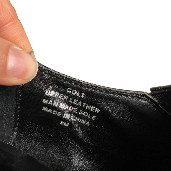 Jeffrey Campbell Colt Western Cowboy Ankle Boot Bootie Size 9 M Leather Black - Picture 11 of 14